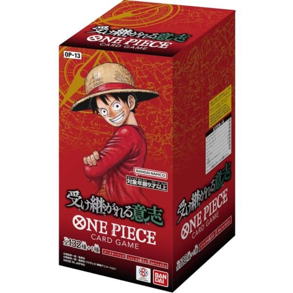 OP-13 Carrying on His Will Booster Box Japanese One Piece