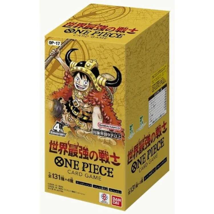 テープ付き 世界最強の戦士 OP-17 4BOX テープ付き OP-17 4BOX 世界最強の戦士