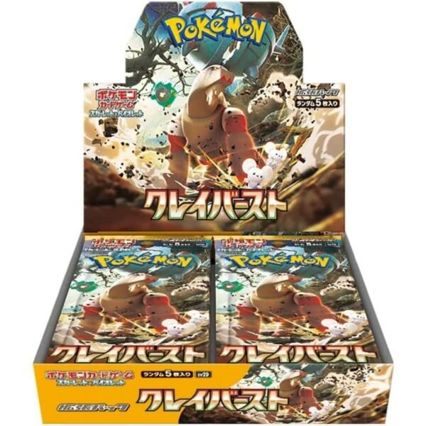 Pokemon SV2D Clay Burst Japanese booster box sealed